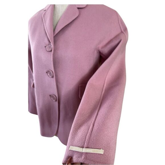 Max Mara Virgin Wool Blended Lilac Purple, Size 6US Blazer - Picture 9 of 13